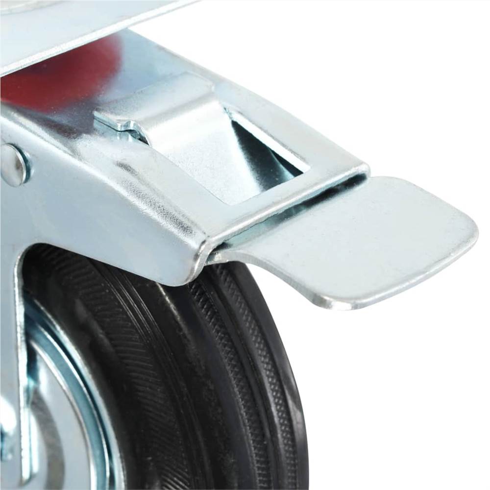 16 pcs Swivel Casters 125 mm