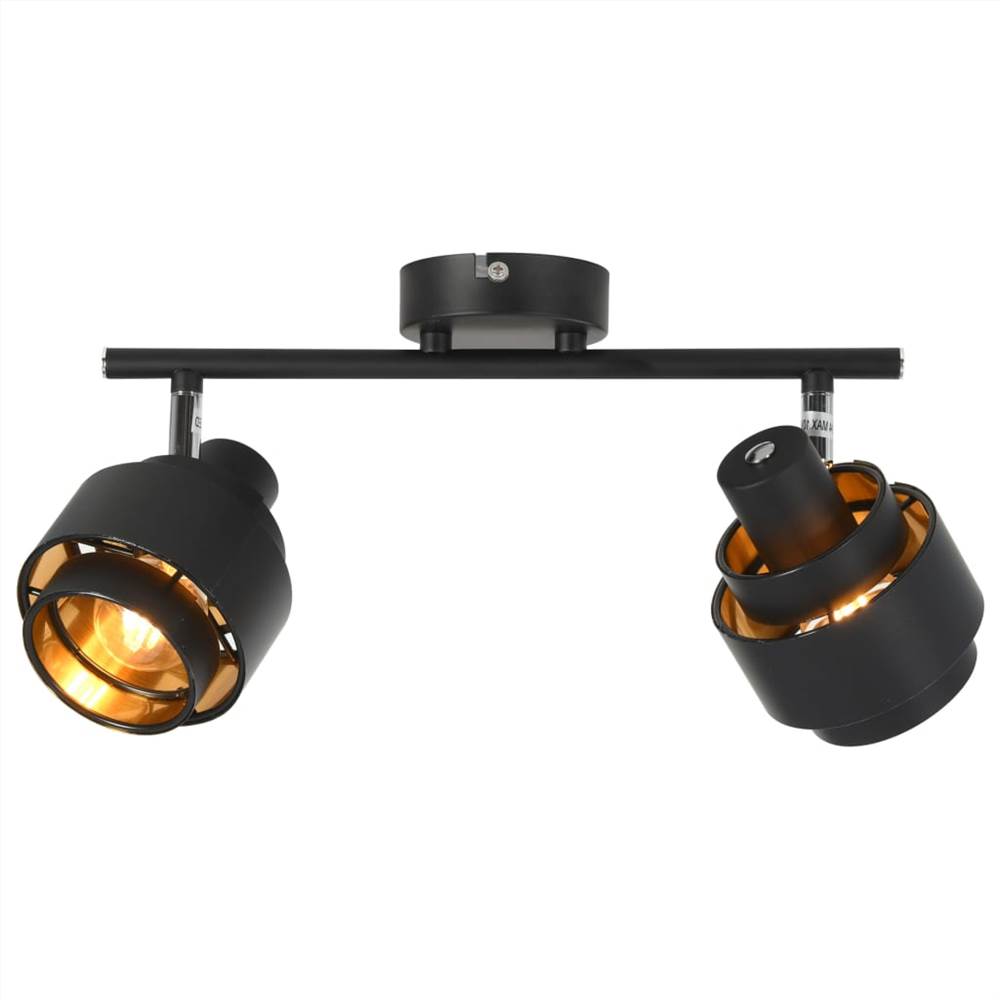 2-Way Spot Light Black E14