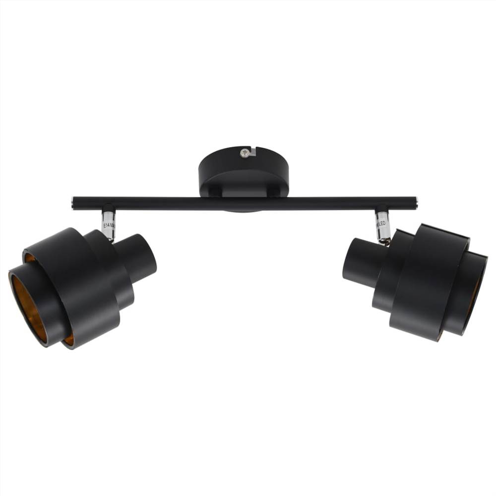 2-Way Spot Light Black E14