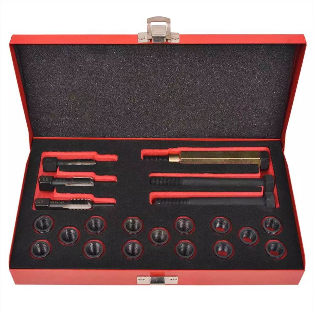 Online Fashion, 21 Piece Glow Plug Thread Repair Kit M12 x 1.25 mm