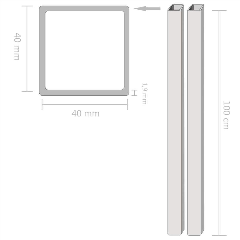 2x-stainless-steel-tubes-square-box-section-v2a-1m-40x40x1-9mm