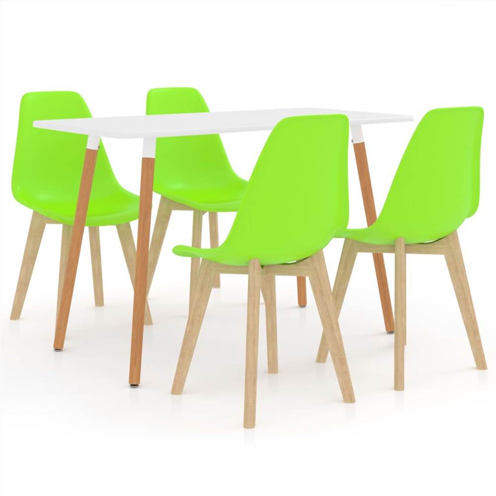 

5 Piece Dining Set Green