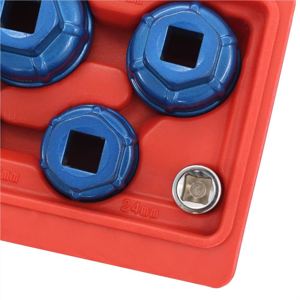 7 Piece Oil Filter Cap Set 3/8"