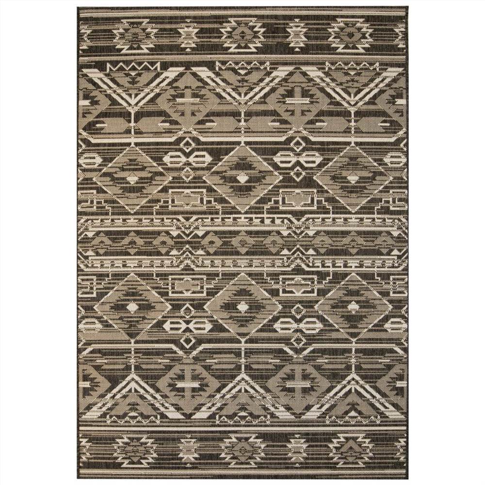 

Area Rug Sisal Look Indoor/Outdoor 140x200 cm Geometrical