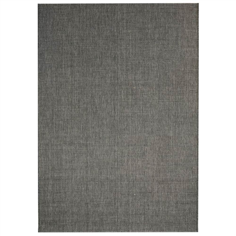 

Area Rug Sisal Look Indoor/Outdoor 160x230 cm Dark Grey