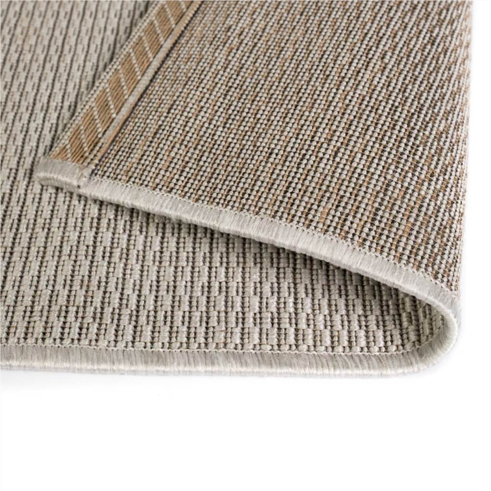 Area Rug Sisal Look Indoor/Outdoor 180x280 cm Grey