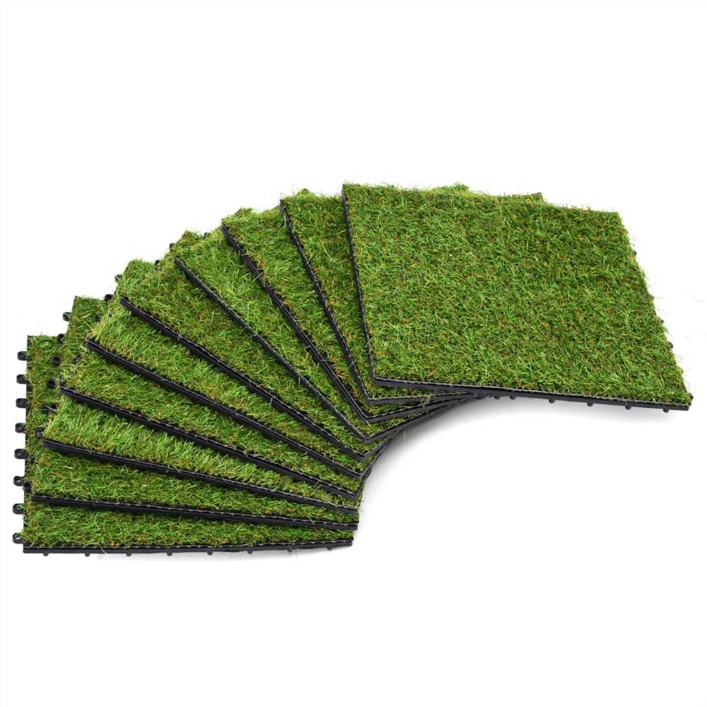 Artificial Grass Tiles 10 Pcs 30x30 Cm, Artificial Grass Tiles