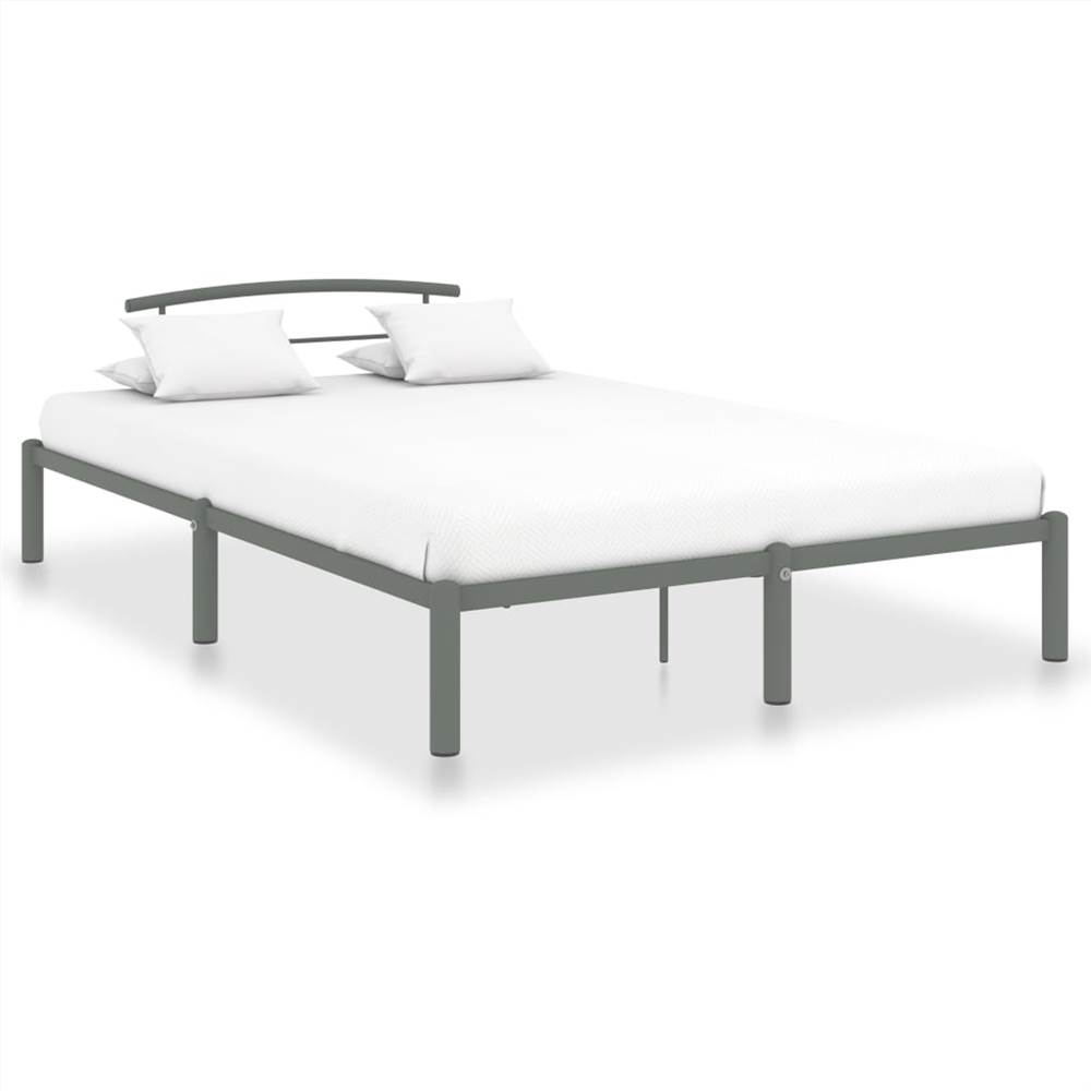 

Bed Frame Grey Metal 120x200 cm