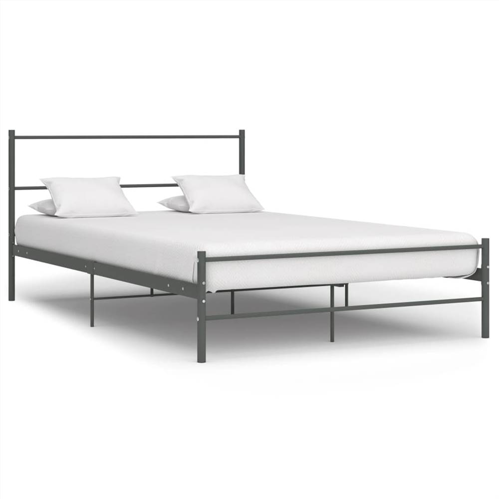 

Bed Frame Grey Metal 120x200 cm