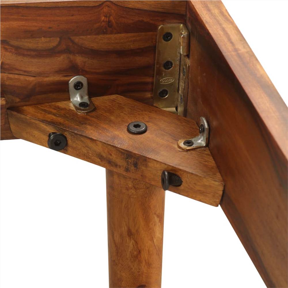 Bed Frame Solid Sheesham Wood 180x200 cm