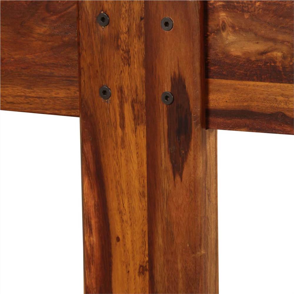 Bed Frame Solid Sheesham Wood 180x200 cm