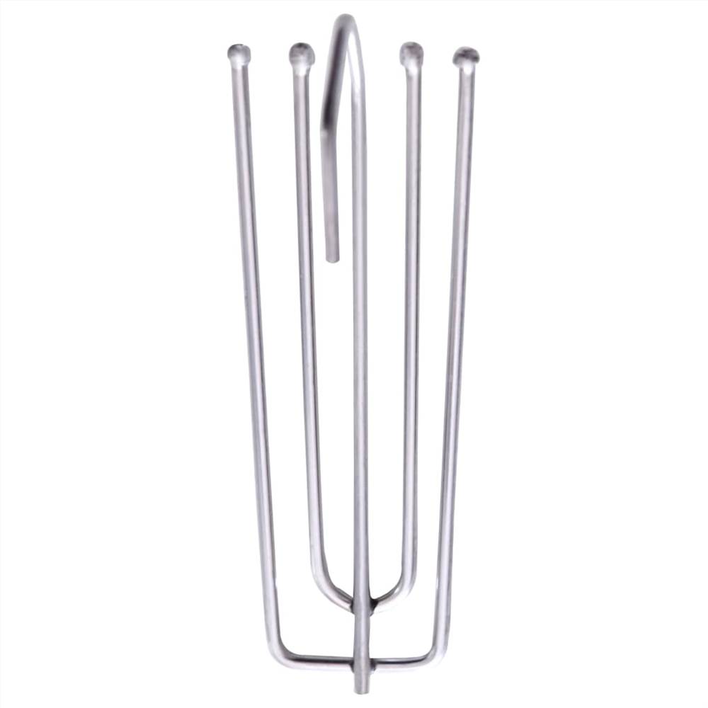 Blackout Curtains with Hooks 2 pcs Rust 140x245 cm