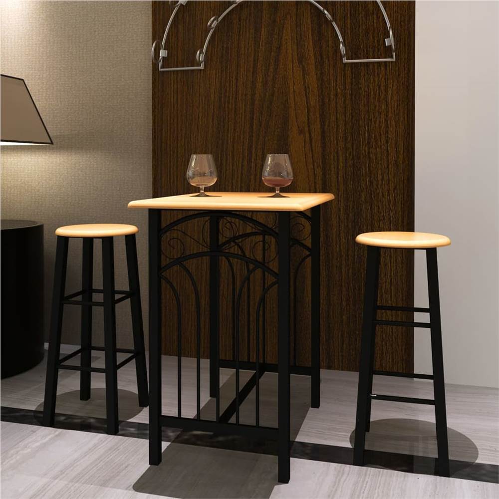 

Breakfast/Dinner Table Dining Set MDF with Black