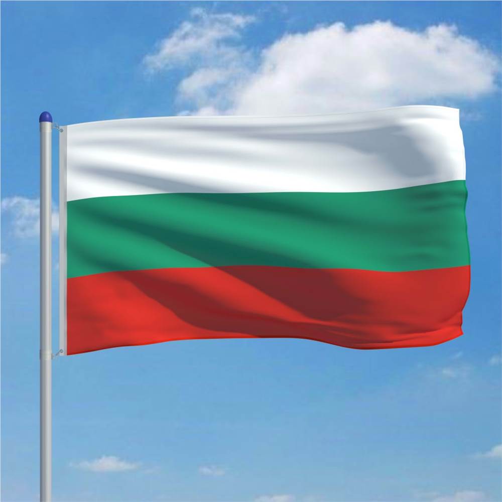 Bulgaria Flag and Pole Aluminium 6 m