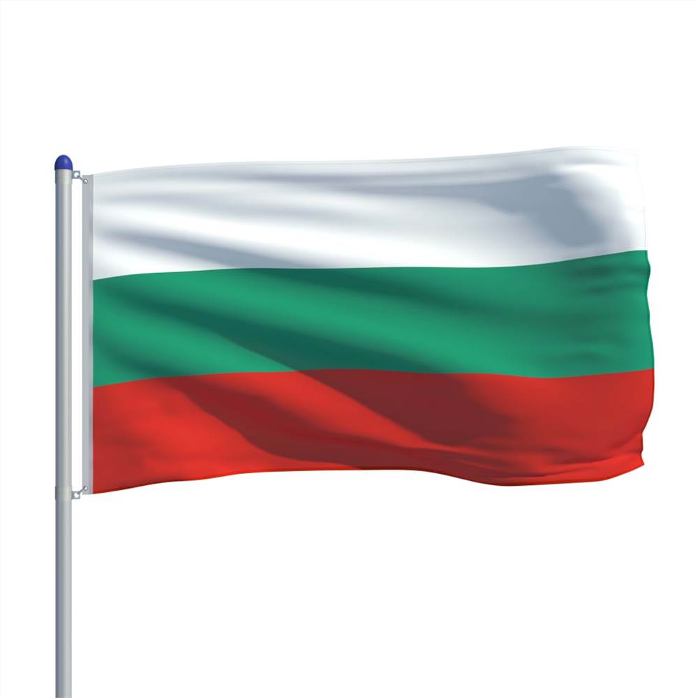 Bulgaria Flag and Pole Aluminium 6 m