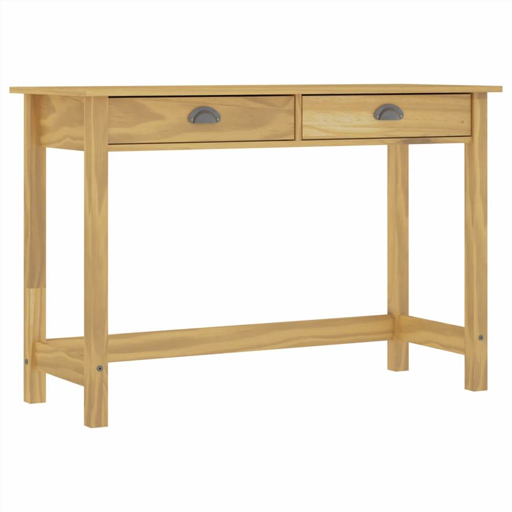 Console Table Hill Range with 2 Drawers 110x45x74 cm Solid Pine Wood