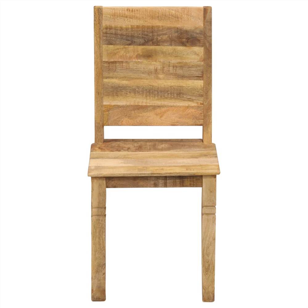Dining Chairs 2 pcs Solid Mango Wood
