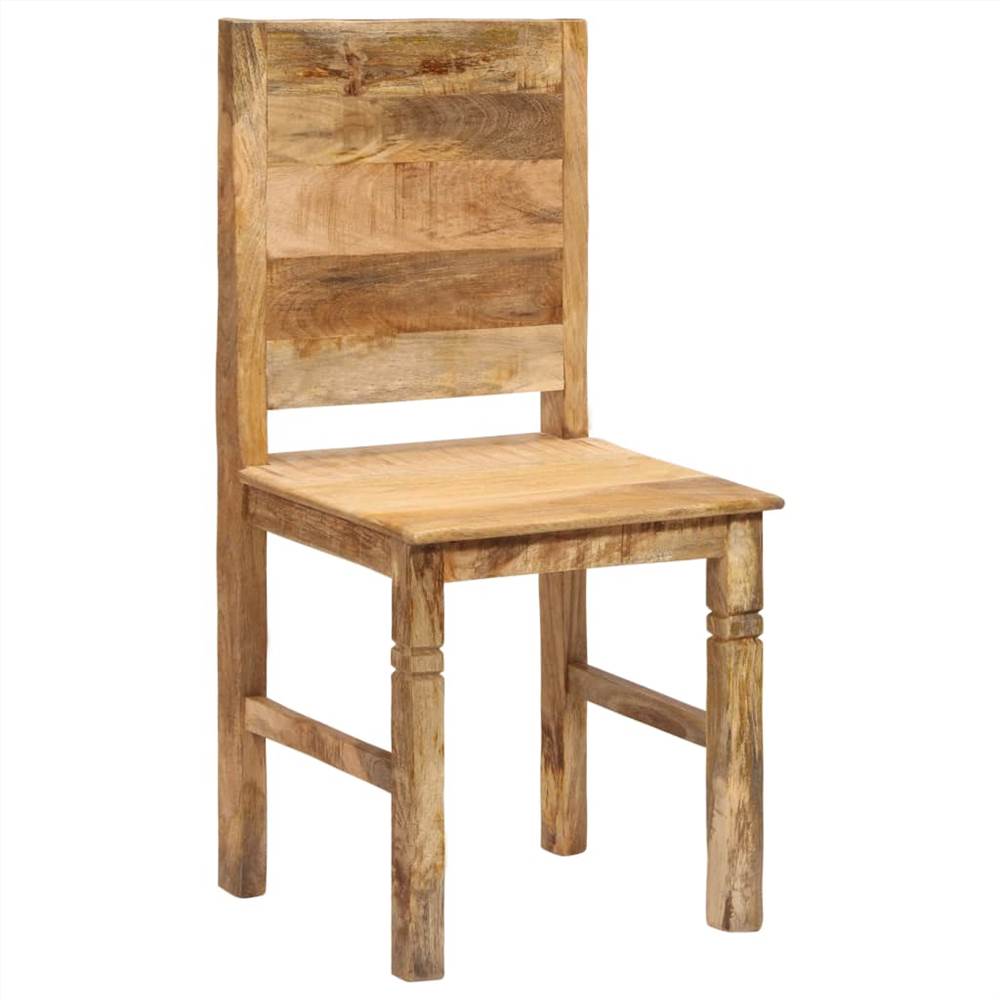 Dining Chairs 2 pcs Solid Mango Wood