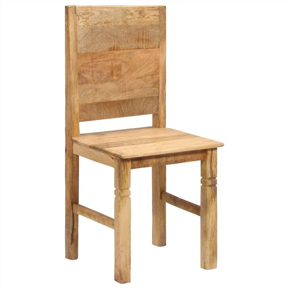 Dining Chairs 2 pcs Solid Mango Wood