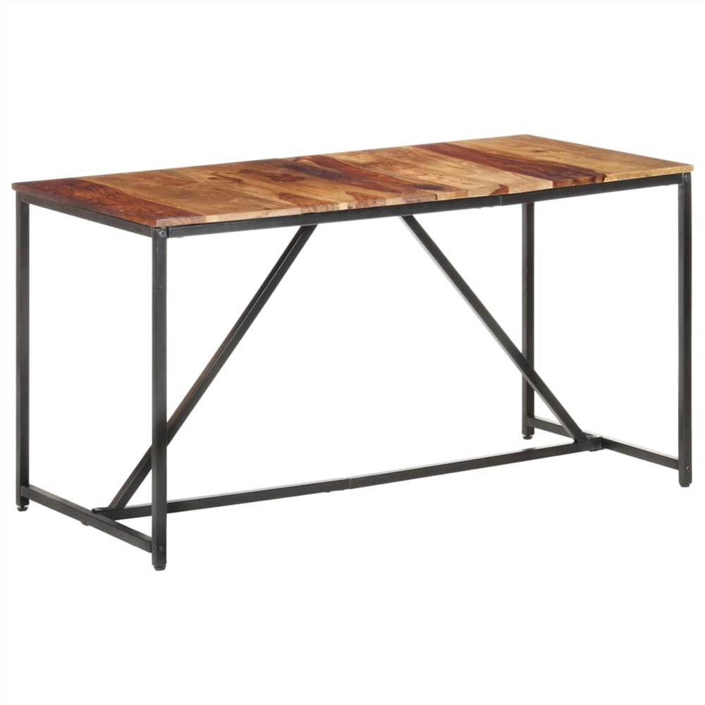 

Dining Table 140x70x76 cm Solid Sheesham Wood