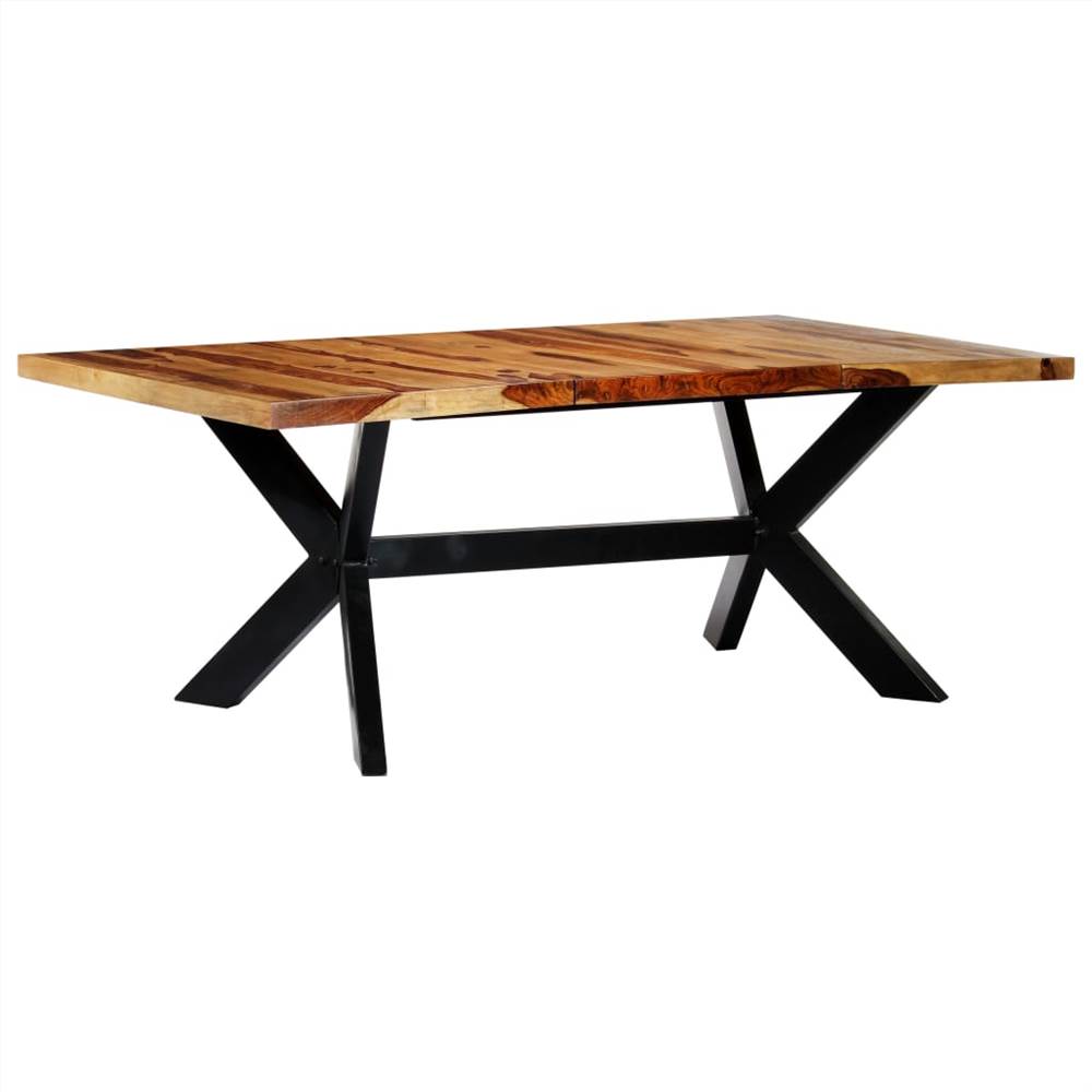 

Dining Table 200x100x75 cm Solid Sheesham Wood