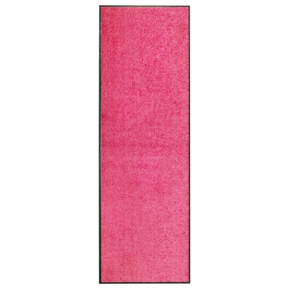Lábtörlő Mosható Rózsaszín 60x180 cm