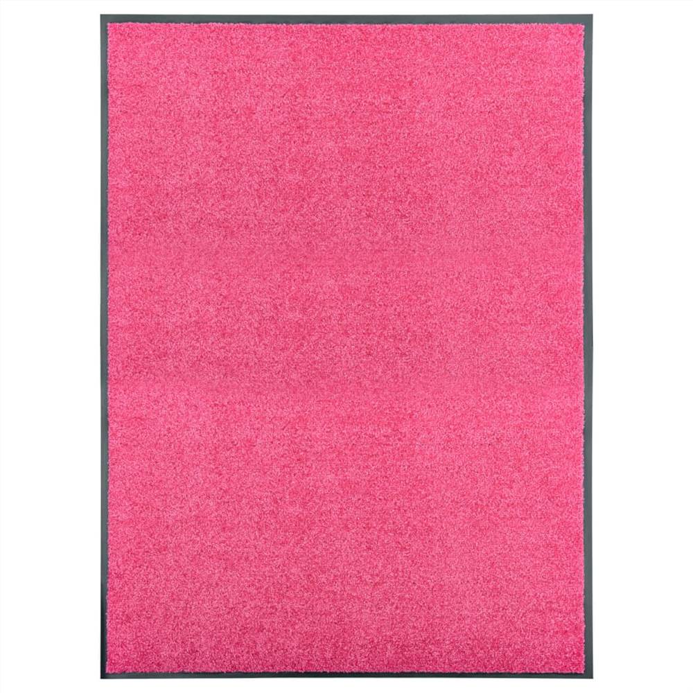 Wycieraczka zmywalna różowa 90x120 cm