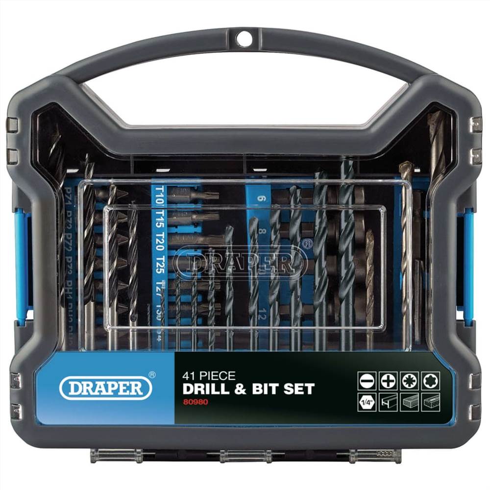 Draper Tools 41 Piece Drill Bit and Accessory Kit