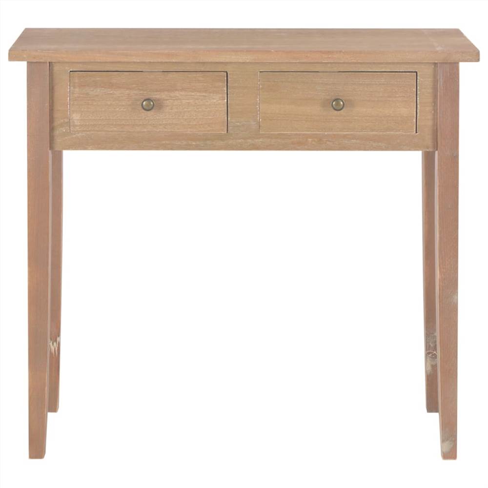 Dressing Console Table Brown 79x30x74 cm Wood