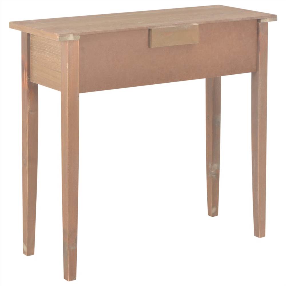 Dressing Console Table Brown 79x30x74 cm Wood
