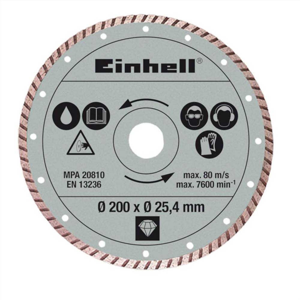 

Einhell Turbo Cutting Disc 200x25.4 mm for RT-TC 520 U and TE-TC 620 U