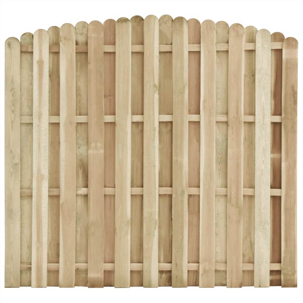 

Fence Panel Impregnated Pinewood 180x(155-170) cm