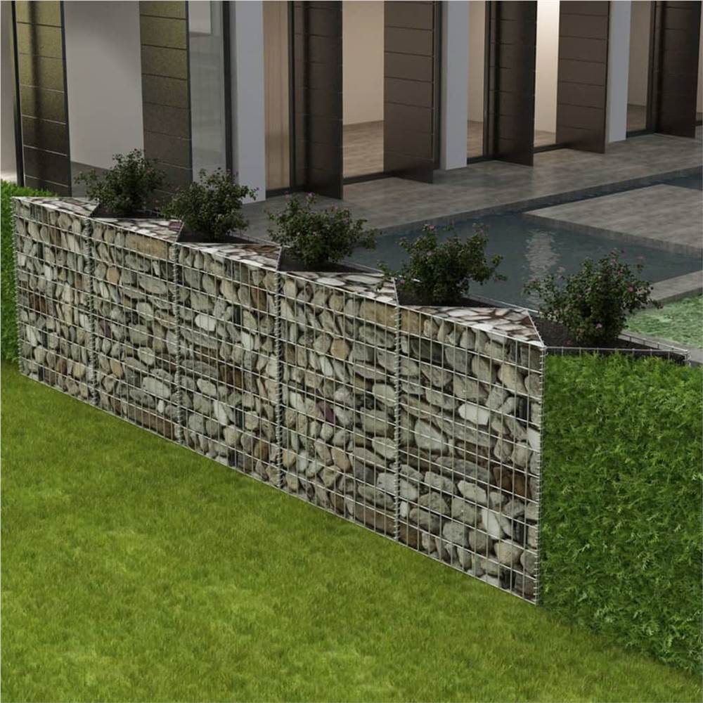 

Gabion Basket Galvanised Steel 300x30x100 cm