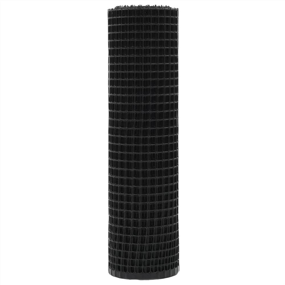 Garden Fence Mesh HDPE 30x0.6 m Black