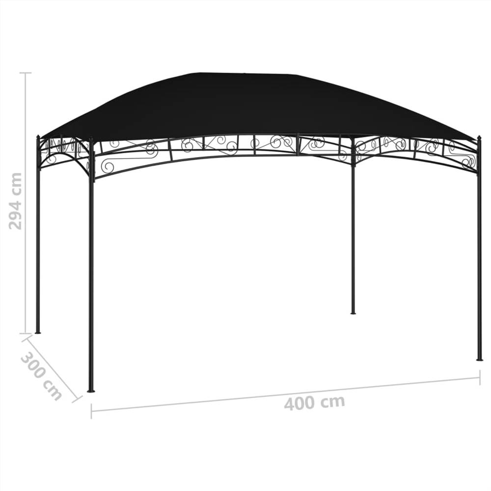 Garden Gazebo 4x3 m Anthracite 180 g/m²
