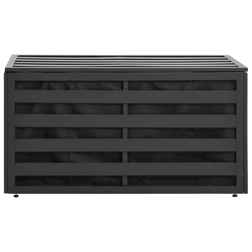Garden Storage Box Aluminium 100x50x50 cm Anthracite