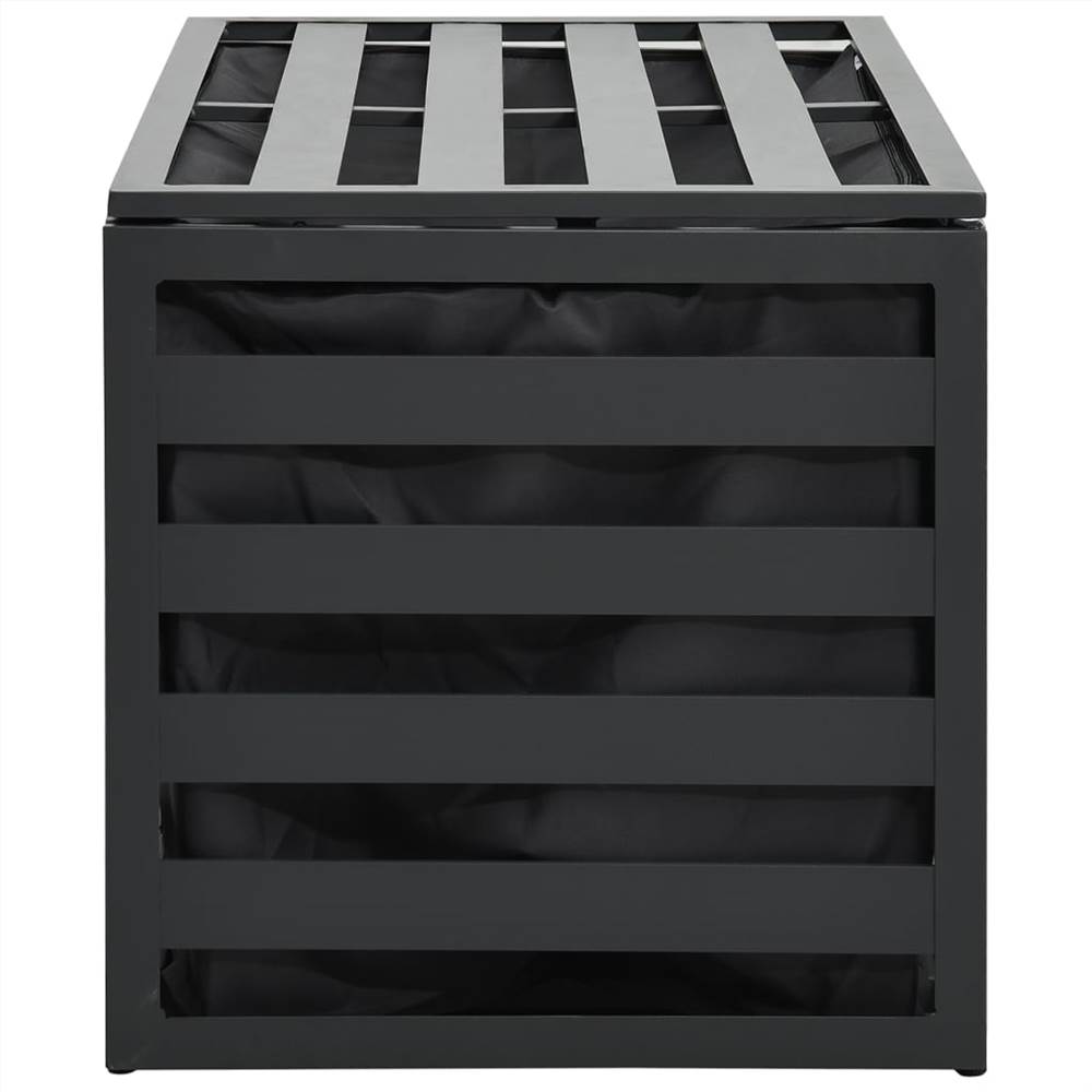 Garden Storage Box Aluminium 100x50x50 cm Anthracite