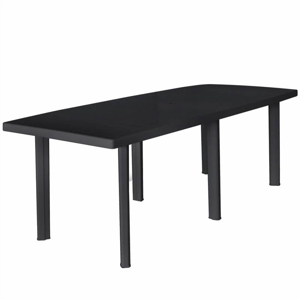 

Garden Table Anthracite 216x90x72 cm Plastic