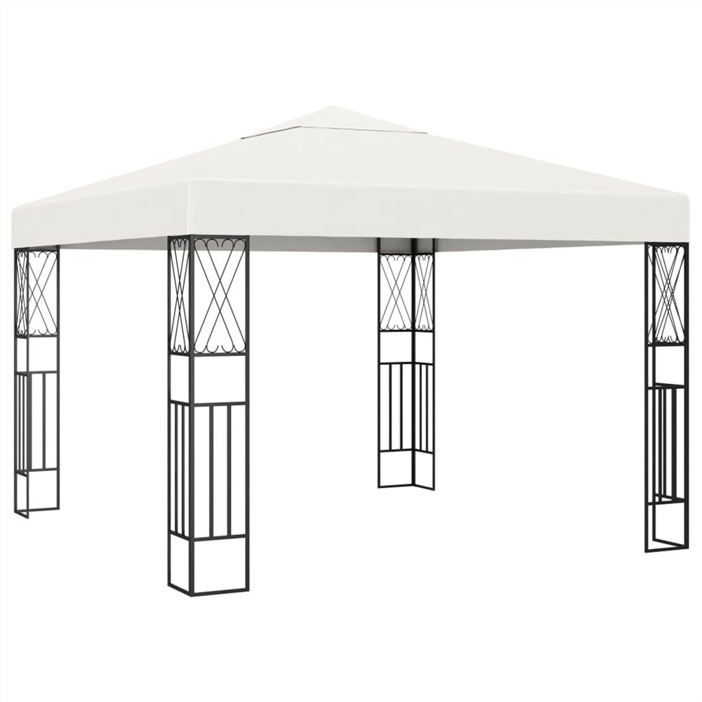 

Gazebo 3x3 m Cream Fabric