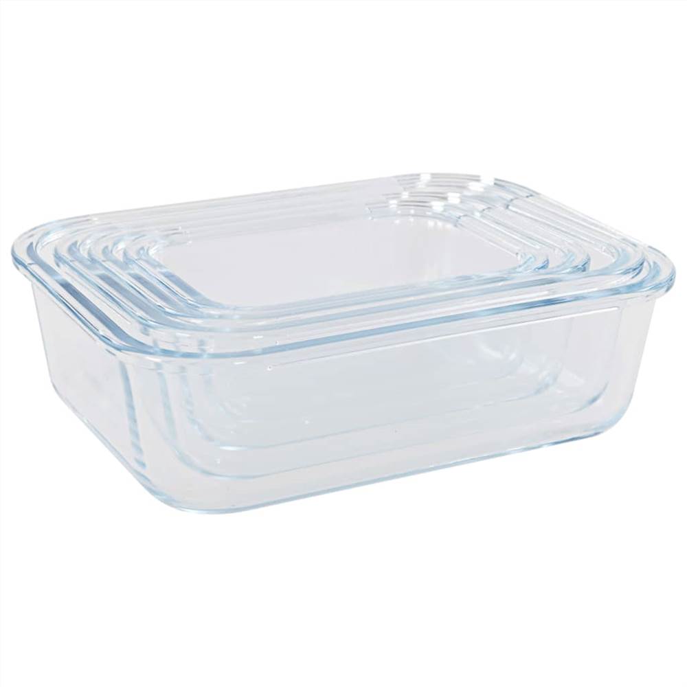 Glass Food Storage Containers 16 Pieces