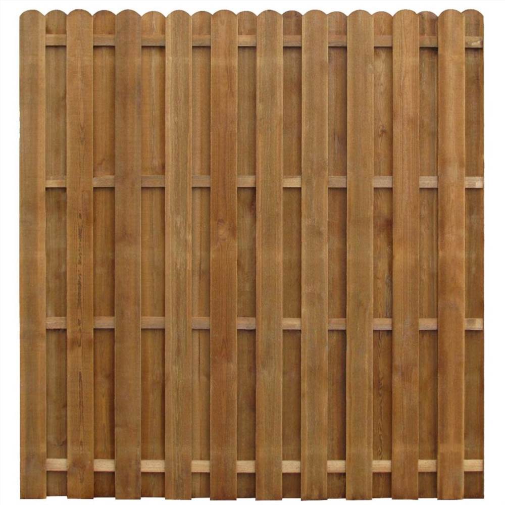 

Hit and Miss Fence Panel Impregnated Pinewood 170x170 cm