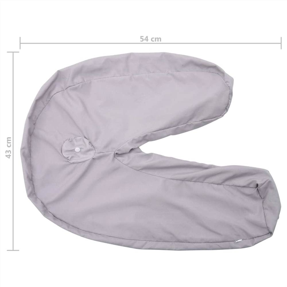 J-Shaped Pregnancy Pillow Cover 54x43 cm