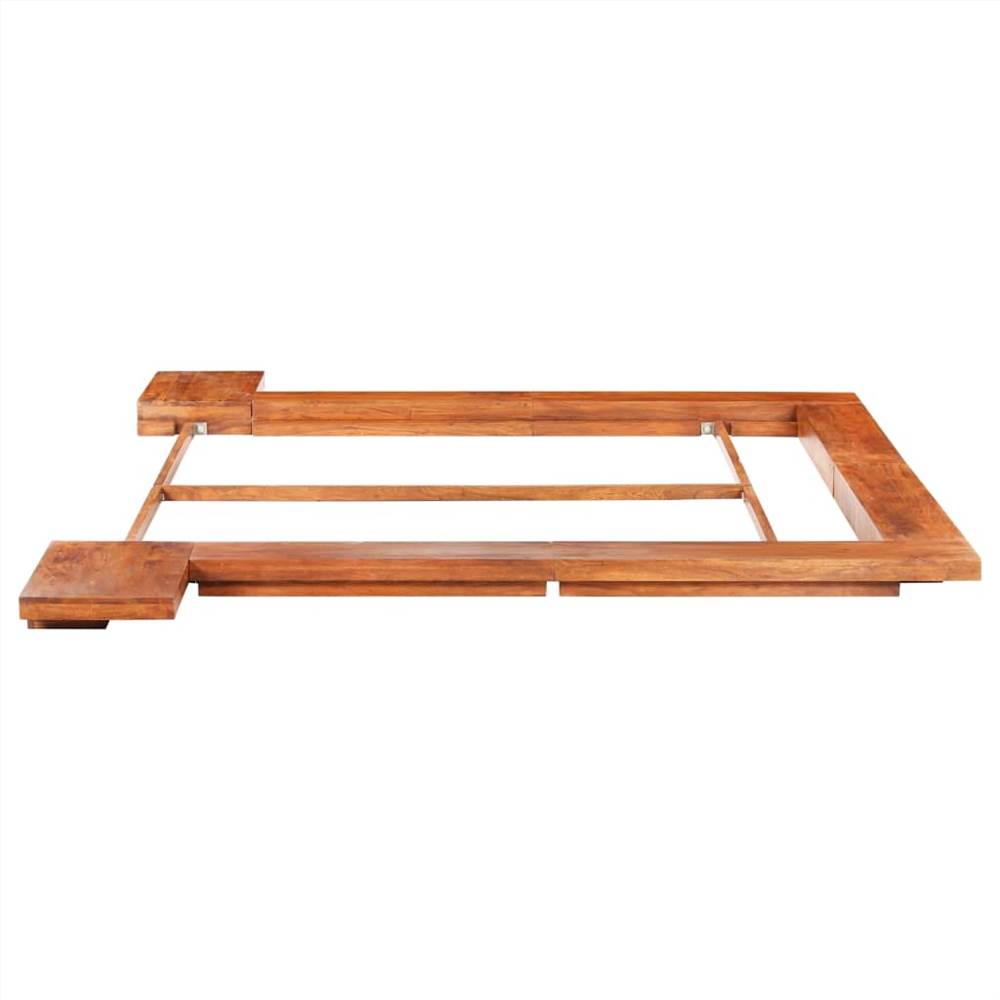 Japanese Futon Bed Frame Solid Acacia Wood 140x200 cm