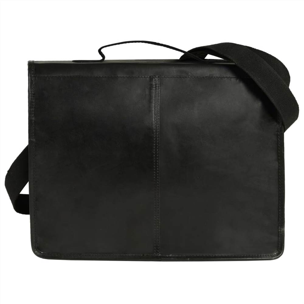 Laptop Bag Real Leather Black