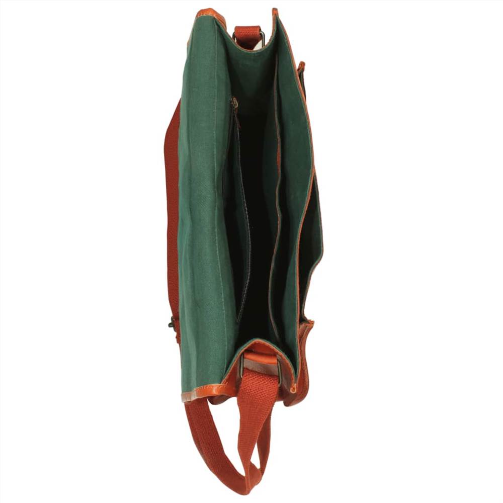 Laptop Bag Real Leather Tan