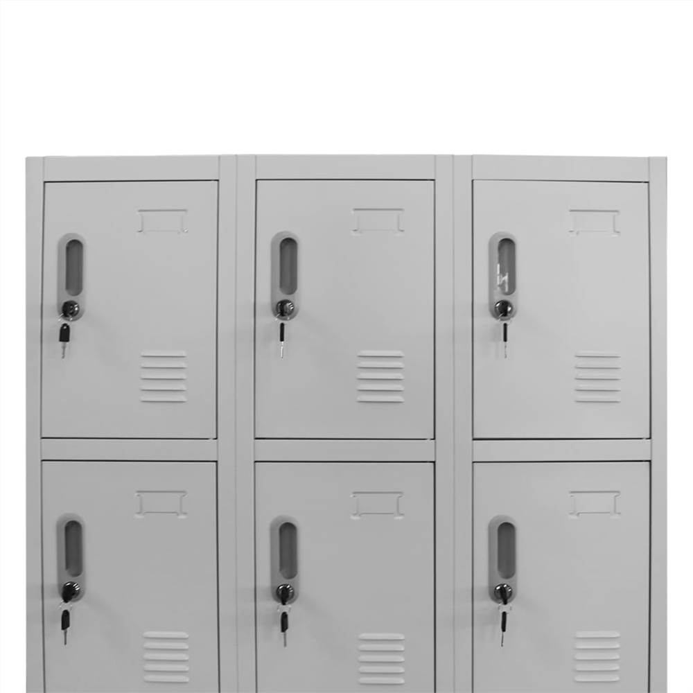 Locker with 12 Compartments 90x45x180 cm