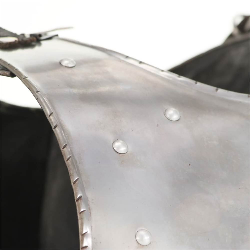 Medieval Knight Body Armour Cuirass Replica LARP Silver Steel