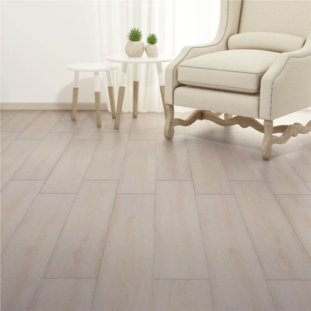 PVC Flooring Planks 5.26 m² 2 mm Oak Classic White