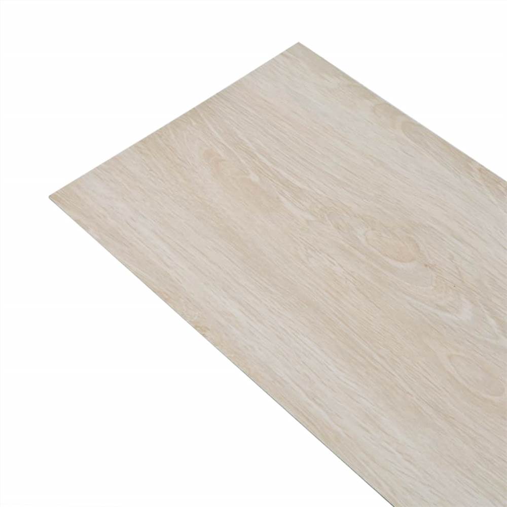 PVC Flooring Planks 5.26 m² 2 mm Oak Classic White