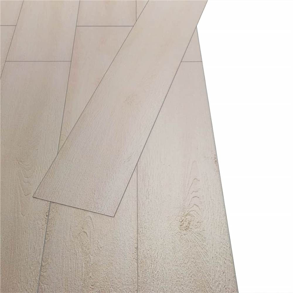 PVC Flooring Planks 5.26 m² 2 mm Oak Classic White